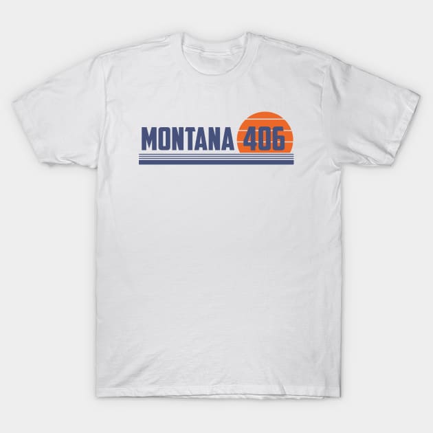 406 Montana Area Code T-Shirt by Eureka Shirts